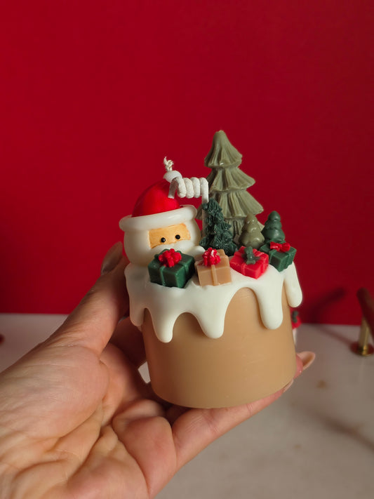Dripcake candle oh dear santa