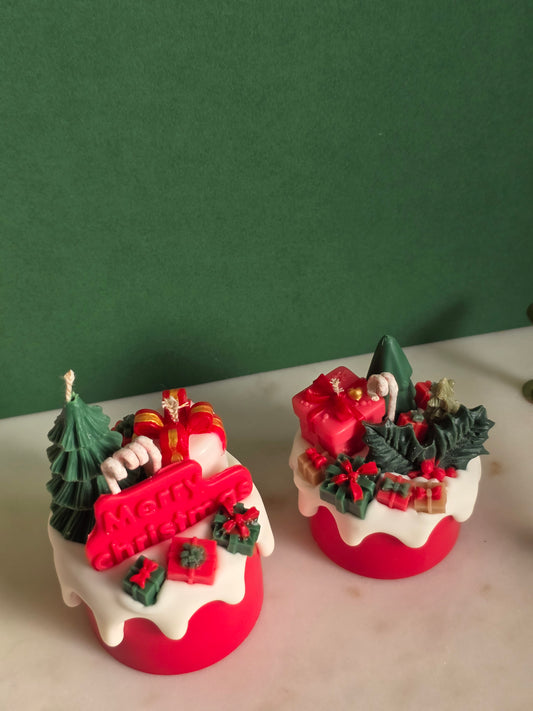 Dripcake candle Merry Christmas