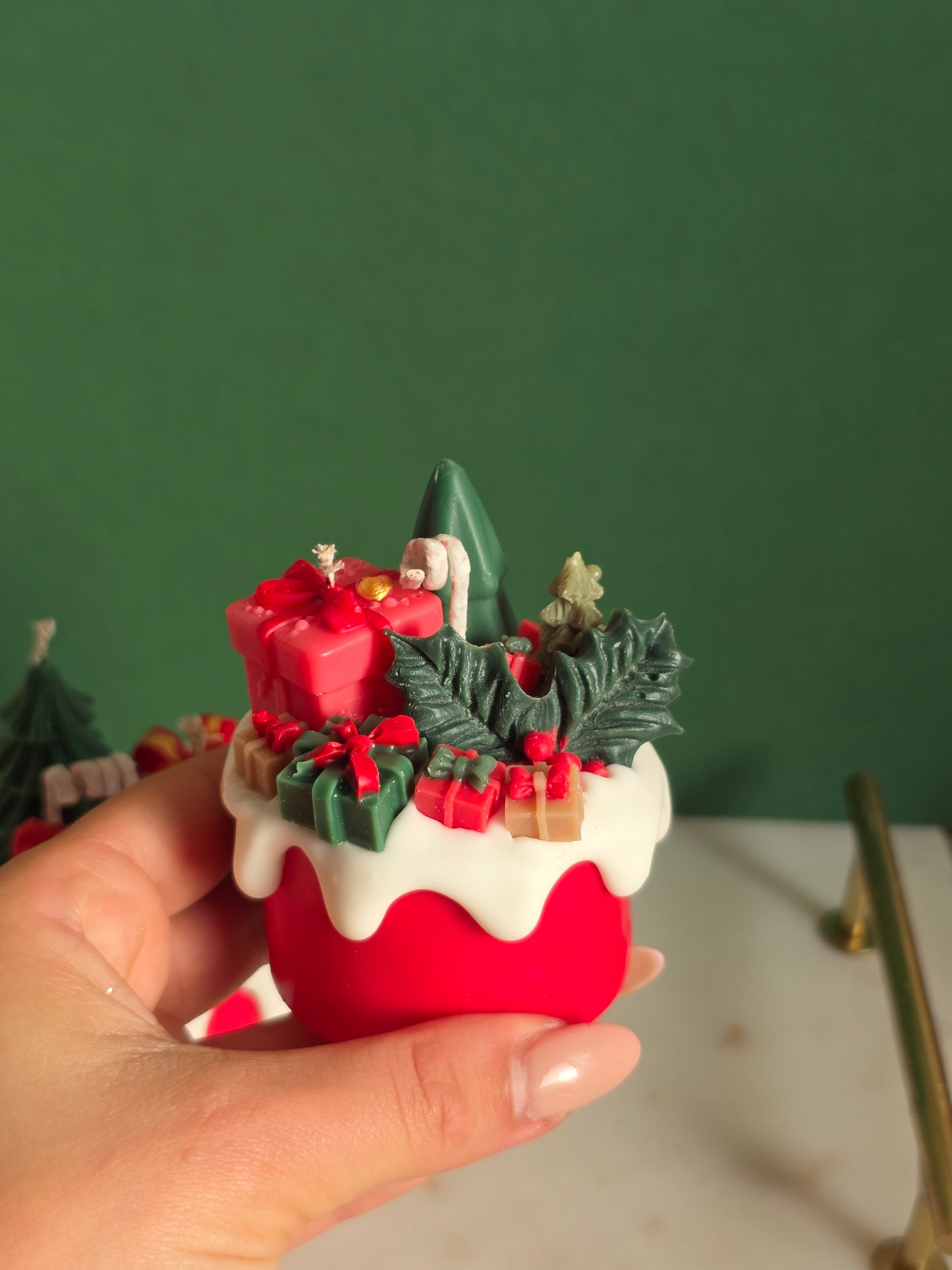 Dripcake candle Merry Christmas