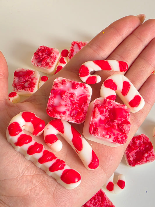 Candy cane wax melts