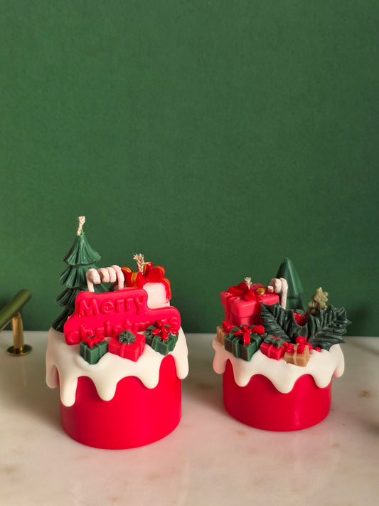 Dripcake candle Merry Christmas