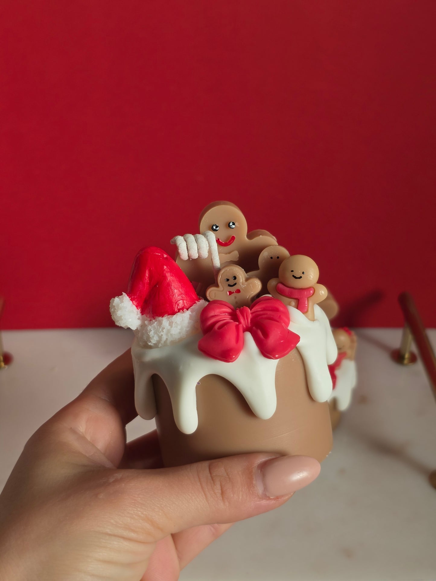 Dripcake candle Gingerbread