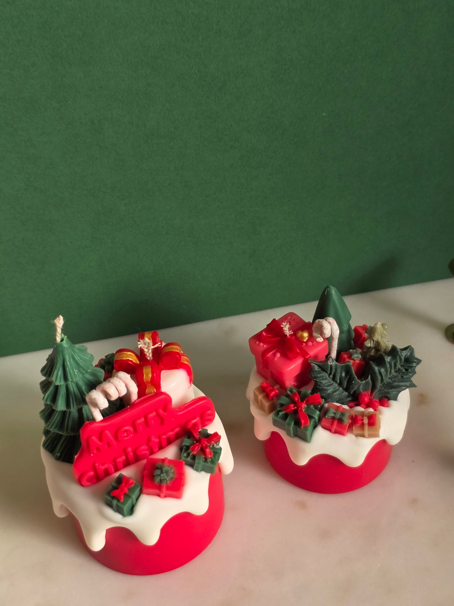 Dripcake candle Merry Christmas